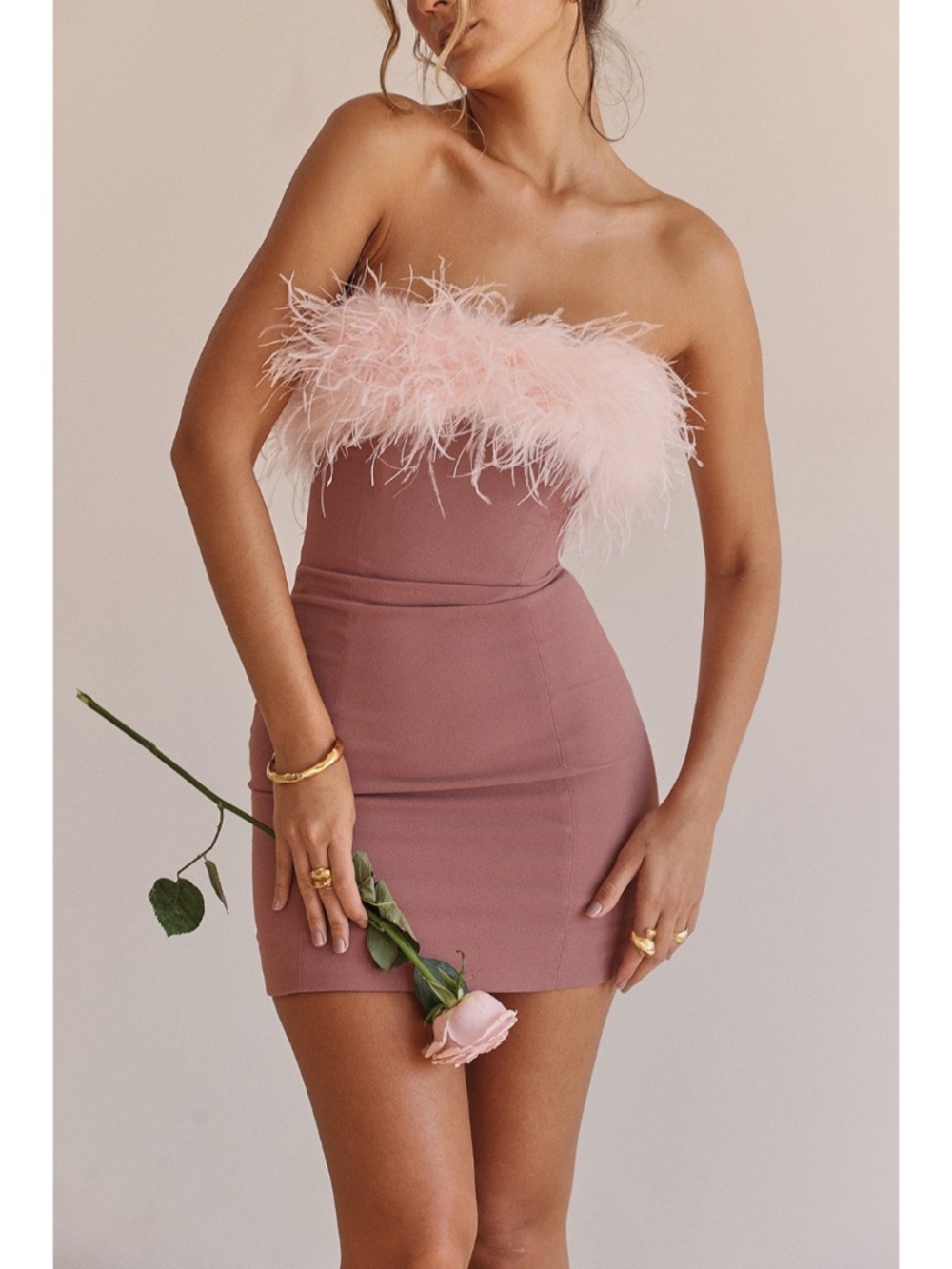 NEW House of CB Alexa Dress Warm Pink Large+ (XL)